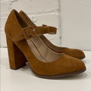 Mix No. 6 suede block heels